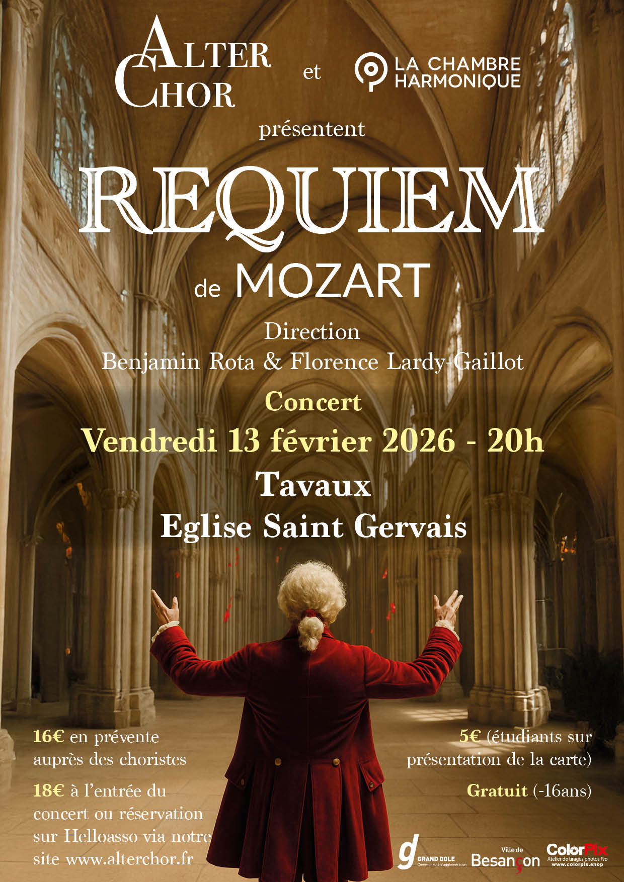 Affiche Concert Tavaux 13 février